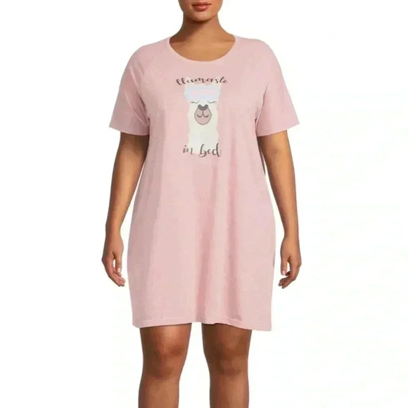 🆕 Plus Size Graphic Sleep Dress from Love at First Sight 2X🆕 - Picture 2 of 11